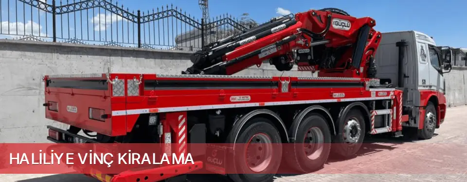 Haliliye İlçemi Vinç Kiralama